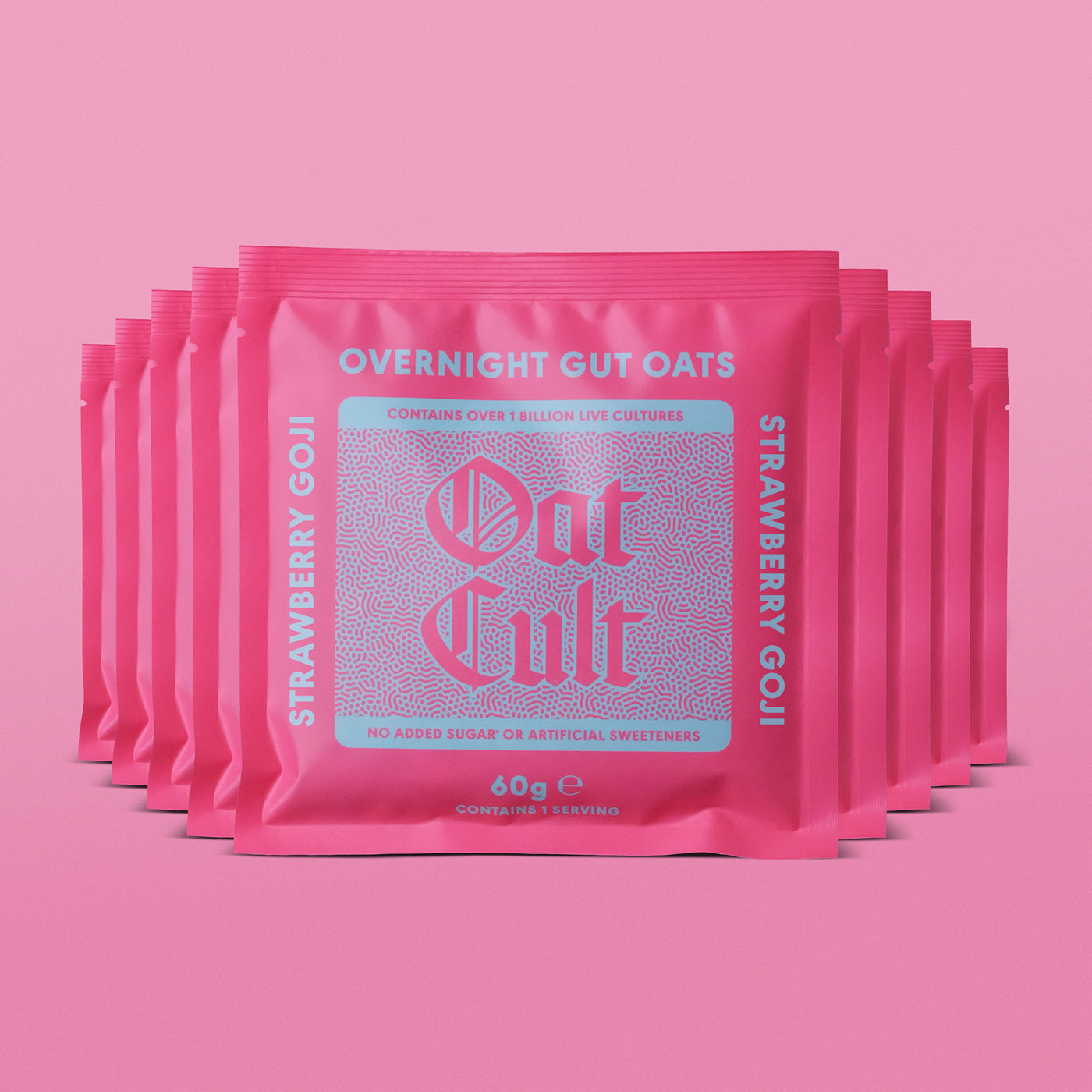 Overnight Gut Oats | Strawberry Goji