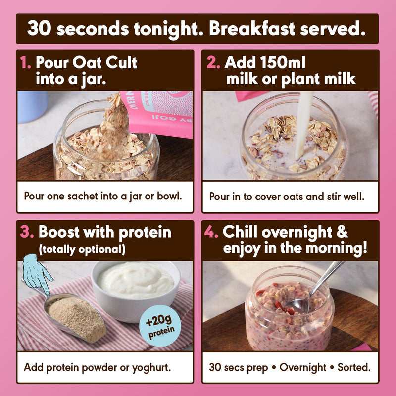 Oat Cult overnight gut oats