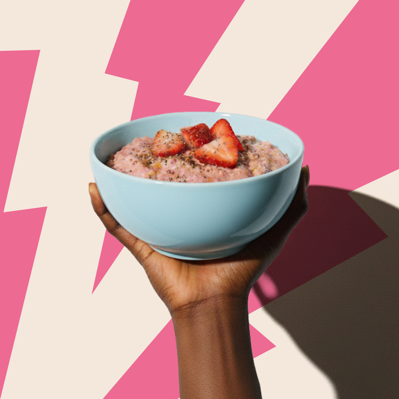 Overnight Gut Oats | Strawberry Mix